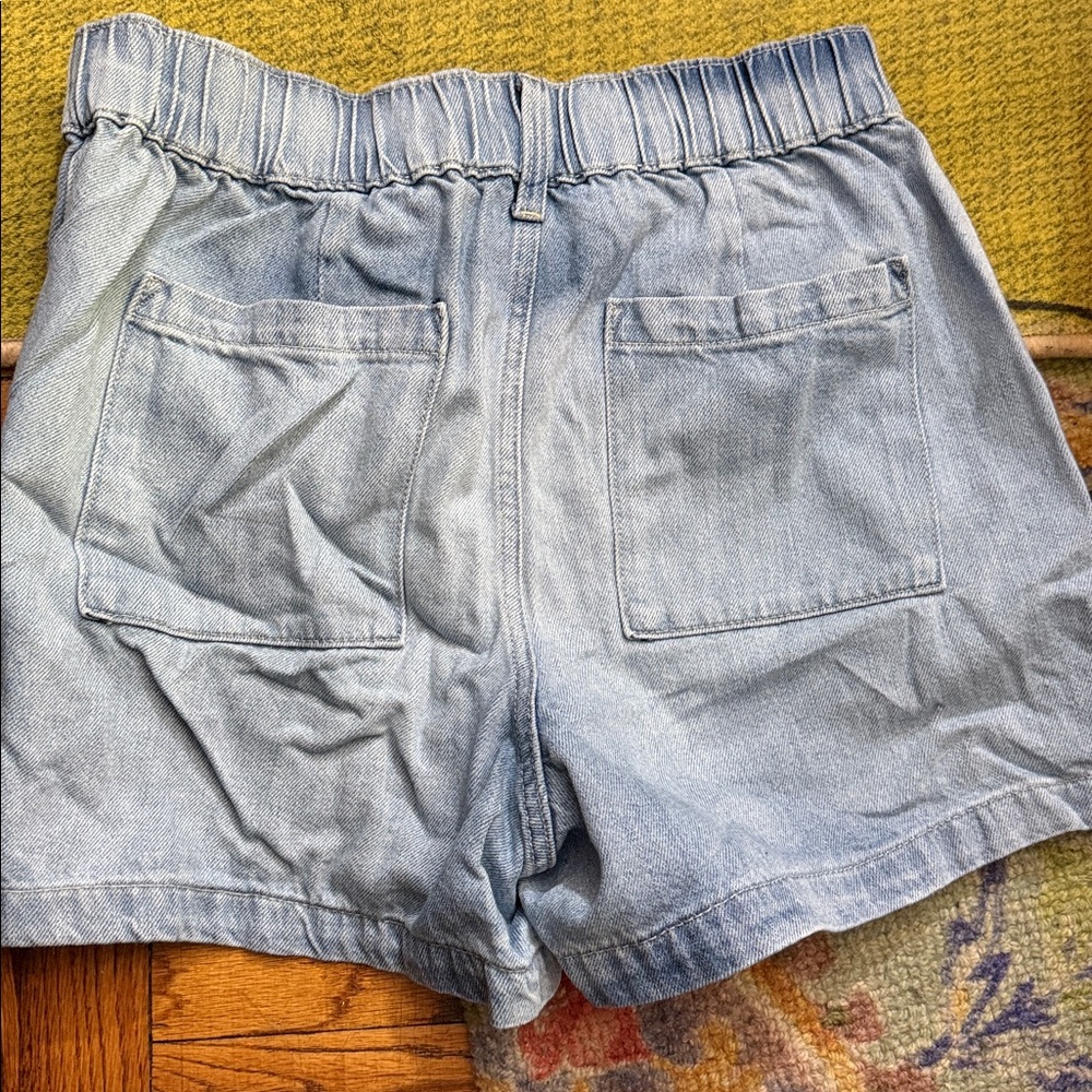 GAP Classic Blue Denim Shorts size: M - Picture 4 of 5